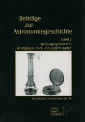 Beiträge zur Astronomiegeschichte. Band 3