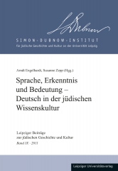 Sprache, Erkenntnis und Bedeutung – Deutsch in der jüdischen Wissenskultur