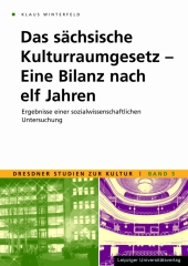 Das sächsische Kulturraumgesetz - Eine Bilanz nach elf Jahren