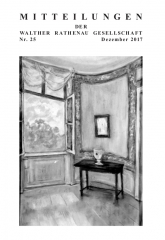 Mitteilungen der Walther Rathenau Gesellschaft, Nr. 25