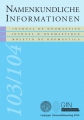 Namen und Geschichte in der Zeit der Einnamigkeit (ca. 400-1100)