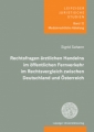 Rechtsfragen ärztlichen Handelns im öffentlichen Fernverkehr im Rechtsvergleich zwischen Deutschland und Österreich