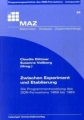 Zwischen Experiment und Etablierung
